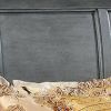 Transitional Eastern King Wooden Bed with Multiple Bottom Drawers, Gray