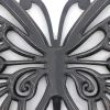 Set of 2 Wooden Butterfly Wall Plaque with Cutout Detail