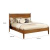 Mid Century Modern Wood Queen Bed
