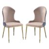 Fabric Upholstered Side Chair with Spindle Legs