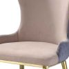 Fabric Upholstered Side Chair with Spindle Legs