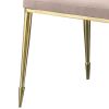 Fabric Upholstered Side Chair with Spindle Legs