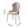 Fabric Upholstered Side Chair with Spindle Legs