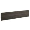 Wooden Eastern king Bed with Button Tufted Headboard, Gray and Brown