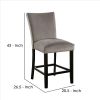 Counter Height Side Chair with Padded Seating