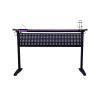 MDF Gaming Table with Cup and Controller Holders, Black