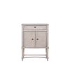 Wine Cabinet with 2 Doors and Lift Top Storage, Antique White