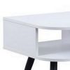Coffee Table with Melamine Paper Veneer Top and 1 Drawer, White
