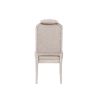 Side Chair with Tapered Legs and Button Tufted Back