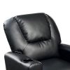 Nik Youth Recliner Chair, Cup Holder, Padded Seat and Back, Black