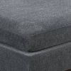 37 Inch Modern Square Ottoman with Foam Seating