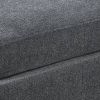 37 Inch Modern Square Ottoman with Foam Seating