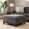 37 Inch Modern Square Ottoman with Foam Seating