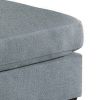 32 Inch Modern Square Ottoman with Plush Foam Seating