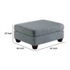 32 Inch Modern Square Ottoman with Plush Foam Seating