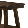 24 Inch Classic Square End Table, Flared Legs