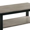 47 Inch Modern Rectangular Coffee Table
