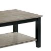 47 Inch Modern Rectangular Coffee Table