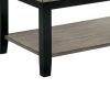 47 Inch Modern Rectangular Coffee Table