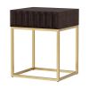 Bran 24 Inch Modern Side End Table