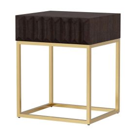 Bran 24 Inch Modern Side End Table