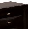 Simo Nightstand, Spacious Top, Metal Knobs, 3 Drawers