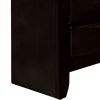 Simo Nightstand, Spacious Top, Metal Knobs, 3 Drawers