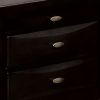 Simo Nightstand, Spacious Top, Metal Knobs, 3 Drawers
