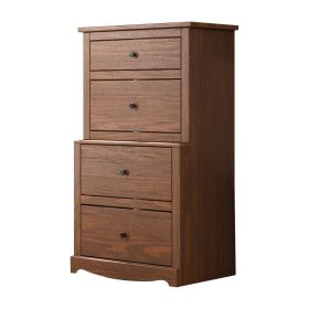 Stav Tall Dresser Chest with 4 Drawers, Plank Style