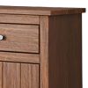 Stav Nightstand, 1 Drawer and Door, 25 Inch, Plank Style
