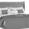 Ryla Queen Size Bed, Sleigh Panel Headboard