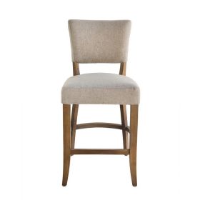 Ryna Counter Stool Chair, Light Gray Fabric