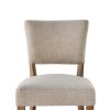 Ryna Counter Stool Chair, Light Gray Fabric
