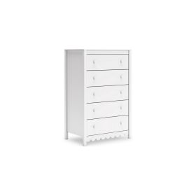 Kally Tall Dresser Chest, 5 Drawers
