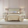 Xumi 2 Piece Twin Size Quilt Set, Beige Channel