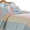 Tisy 2pc Twin Size Quilt Set, Cotton