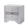Contemporary Solid Wood Night Stand With Jewelry Drawers