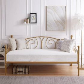 Twin size French Country Style Gold Metal Daybed Frame