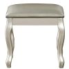 Cherub Vanity Set Featuring Stool And Mirror Silver
