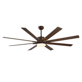 VEVOR 72 In Ceiling Fan with Light, 6-Speed Remote Control, Dimmable 3-Color Temperature