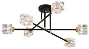Modern Ceiling Lamp with Light Fixture (6*G9 Bulbs Included)