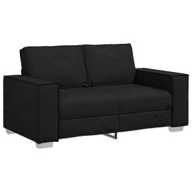 Sofa Black 62.99 x 30.71 x 33.07 in Fabric