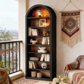 Arched bookshelf