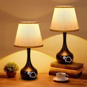 Touch Lamps for Nightstand Bedside Lamps Set of 2