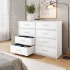 8-Drawer Dresser with Large Fabric Drawers