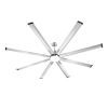 VEVOR 84 In Ceiling Fan with Light, 6-Speed Remote Control, Dimmable 3-Color Temperature