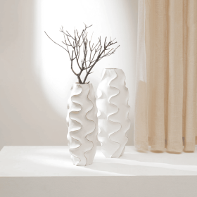 Handcrafted Wooden Decorative Flower Vase