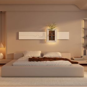 Adjustable 3-Color LED Sandstone Wall Decor with Simulated Plants - 3D Art Sculpture