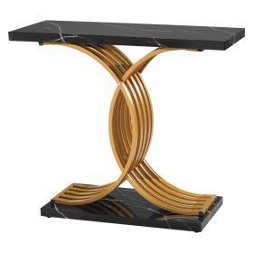 VEVOR 39 in Gold Console Table