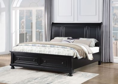 Meade G8925A-QB Queen Bed, Black